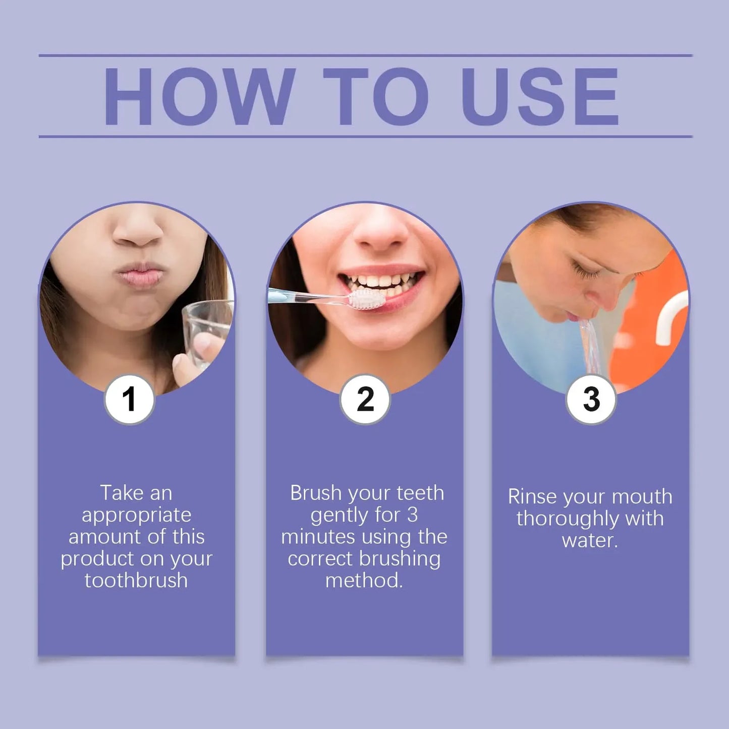 bucco-dentaires issante pour les dents Blanchiment naturel des dents Nettoyage en profondeur Souffle frais quotidien