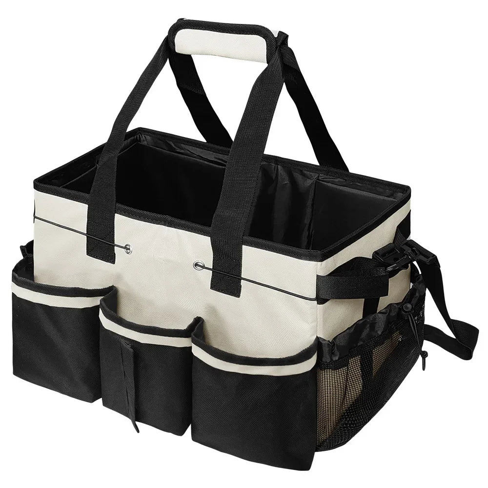 Multifunctional Tool Bag Cleaning Tools Storage Bag Waterproof and Wear-Resistant Large Capacity Oxford Cloth Storage Bags