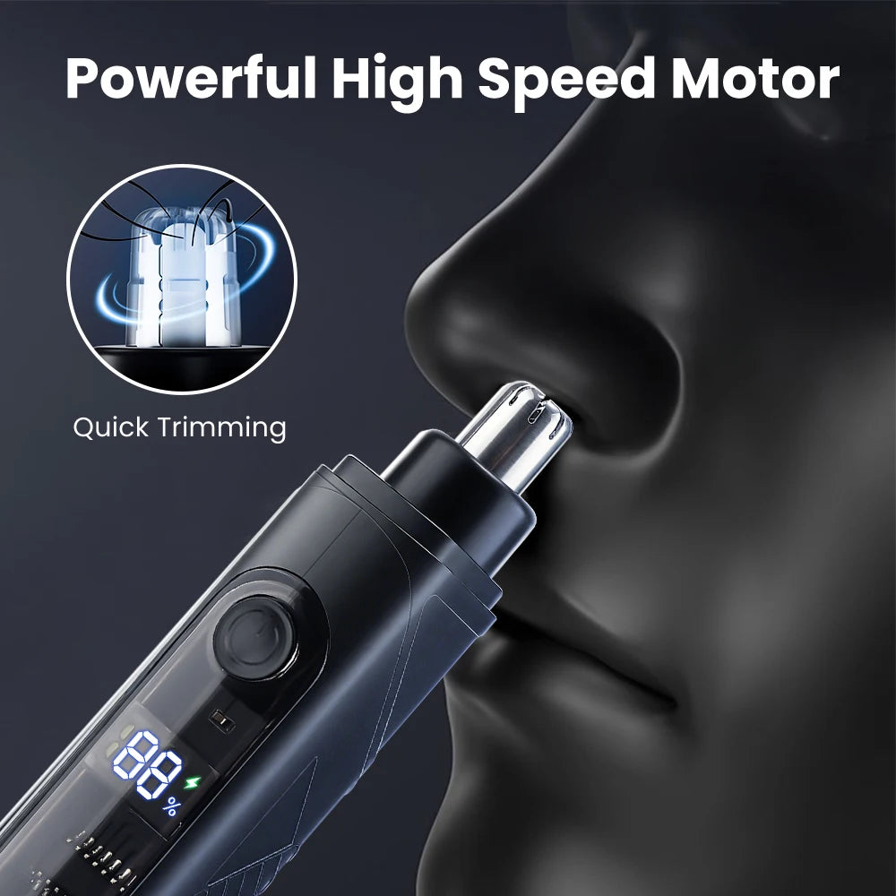 3 in 1 Mini Pocket Nose Hair Trimmer Painless Clipper Nose Ears Hair Eyebrow Waterproof Portable Trimmer For Men Women