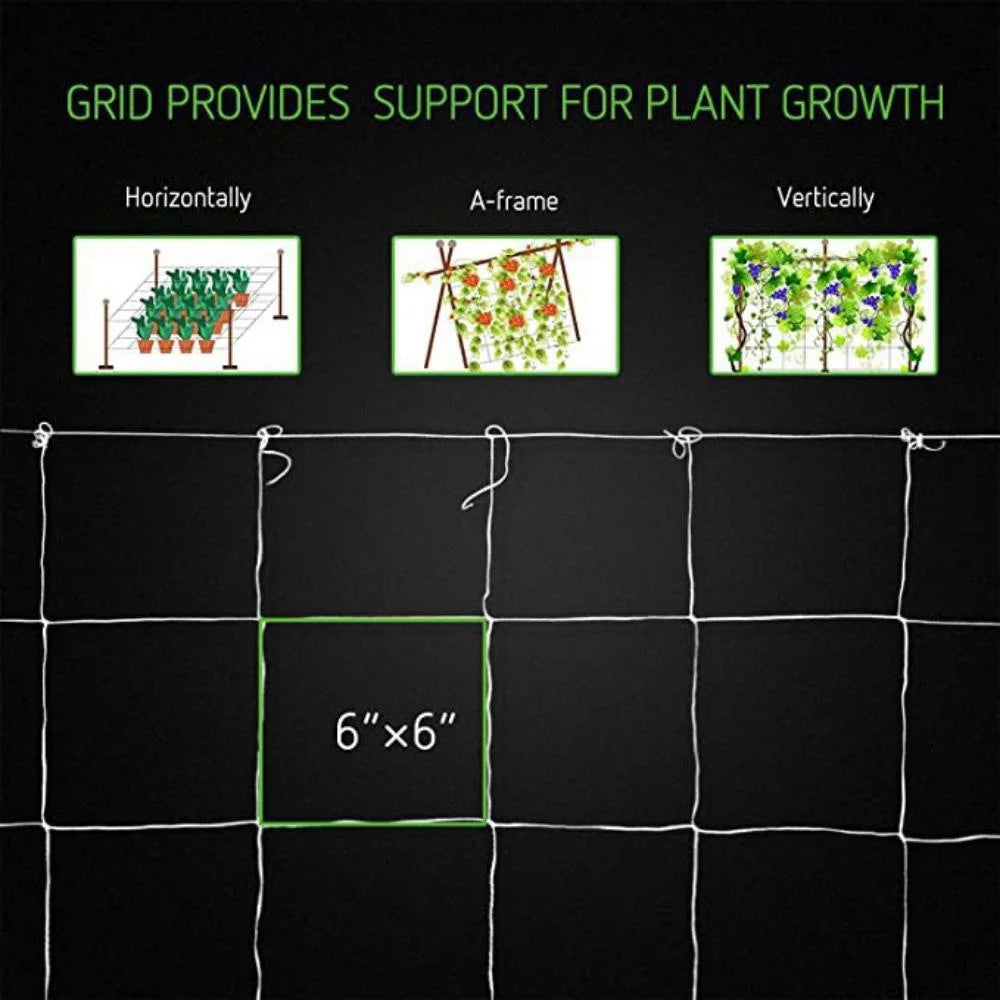 Horticultural Plant Climbing Net, Polyester Woven Net, Suitable for Other Climbing Plants Such As Tomatoes, Beans, Grapes, Etc