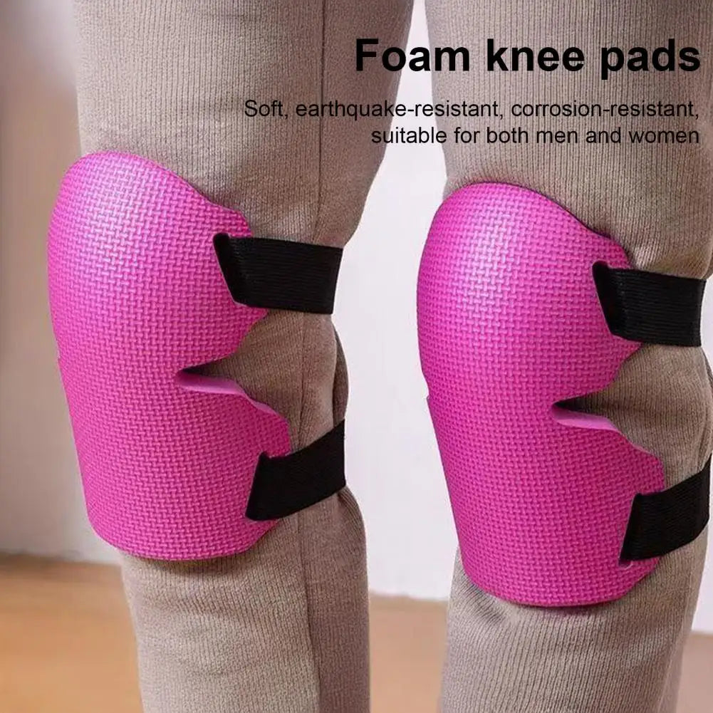2025Extra Thick Foam Gardening Knee Pads for Women Men, Heavy Duty Knee Protectors with Adjustable Straps for Roofing Floor Work