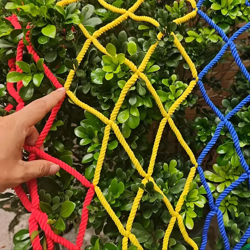 Colorful Nylon Mesh Child Safety Net Anti Falling Net Balcony Window Staircase Deck Football Field Fence Protection Baby Cat Dog