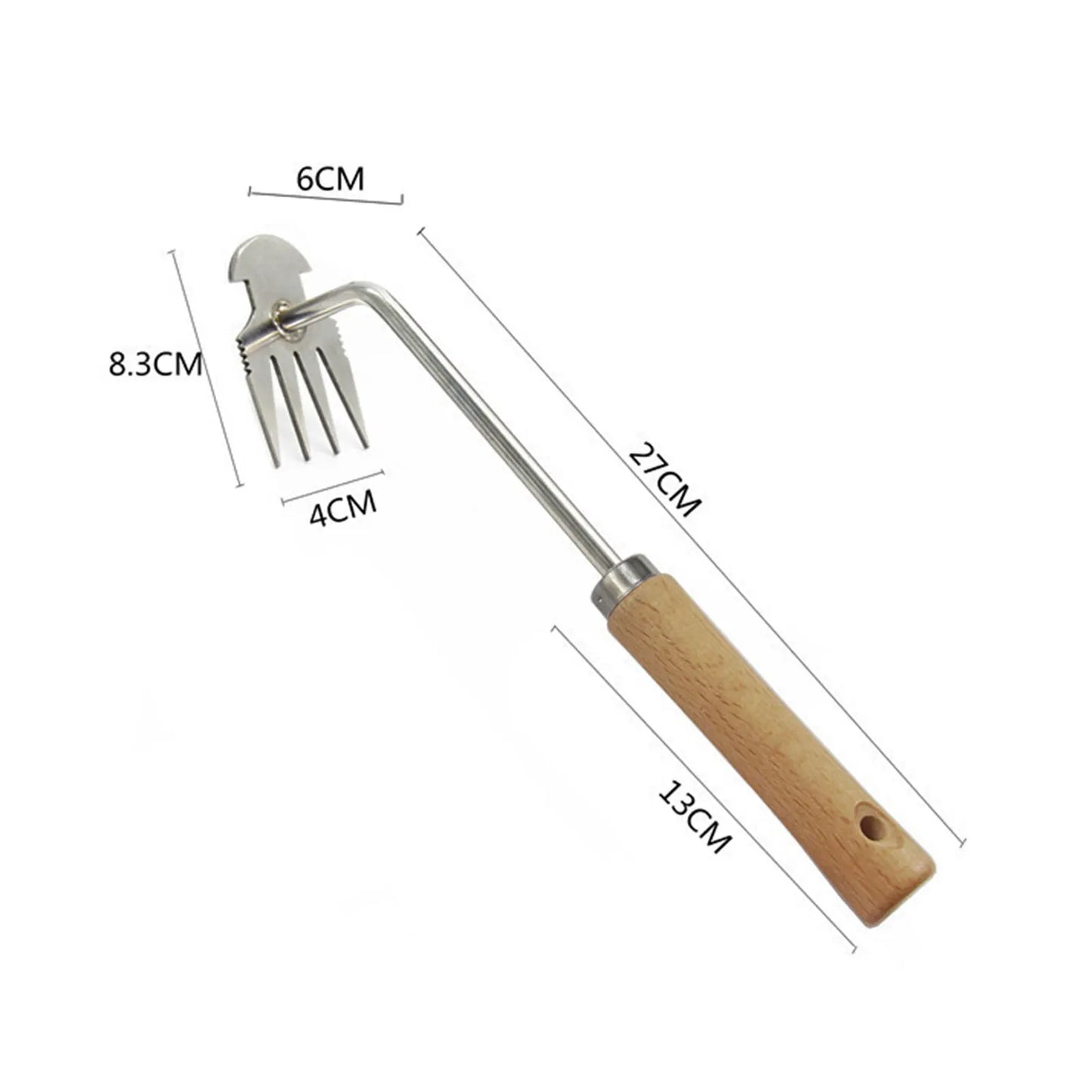 Garden Hoe Weeders Carbon Steel Gardening Hook and Weeding Tool Dual-Purpose Hardened Weeding Hoe for Easily Removing Weeds