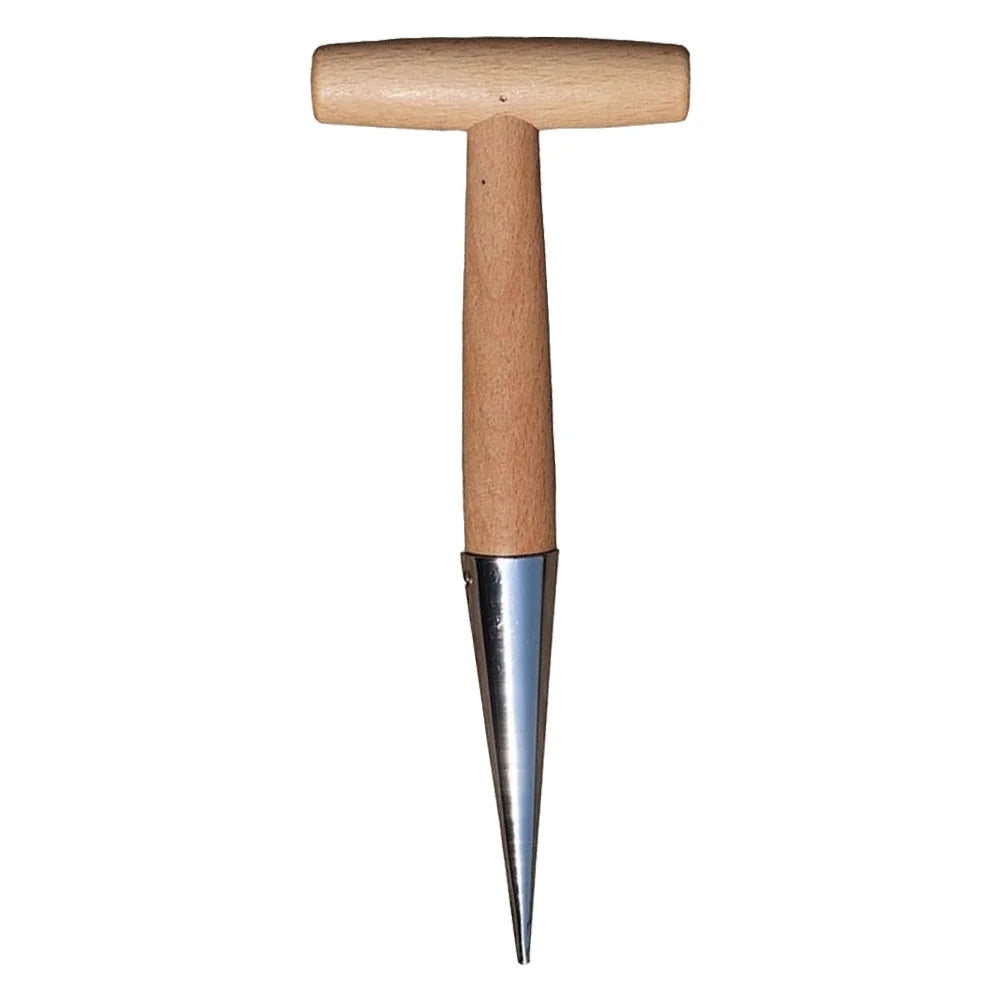 1/2PCS T-Wood Handle Hand Sow Dibbler Sowing Seeds Bulbs Digging Garden Dibber Planter Tool Transplanting Seed Dispenser Garden