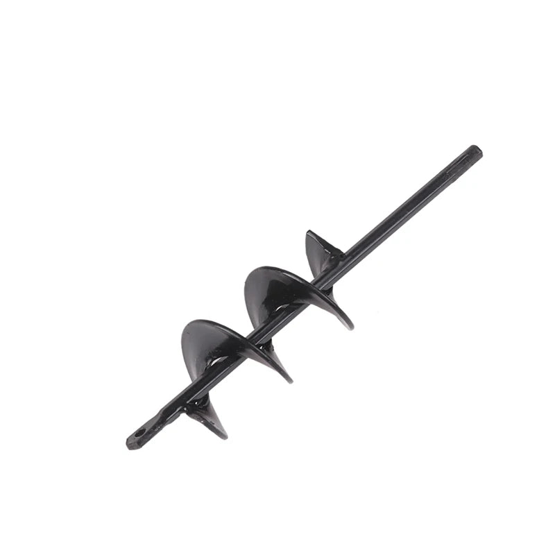 1 Pc Spiral Pole Auger Set Garden Planting Flowers Plant Supplies Loose Soil Digging Hole Metal Drill Bit Garden Power Tools