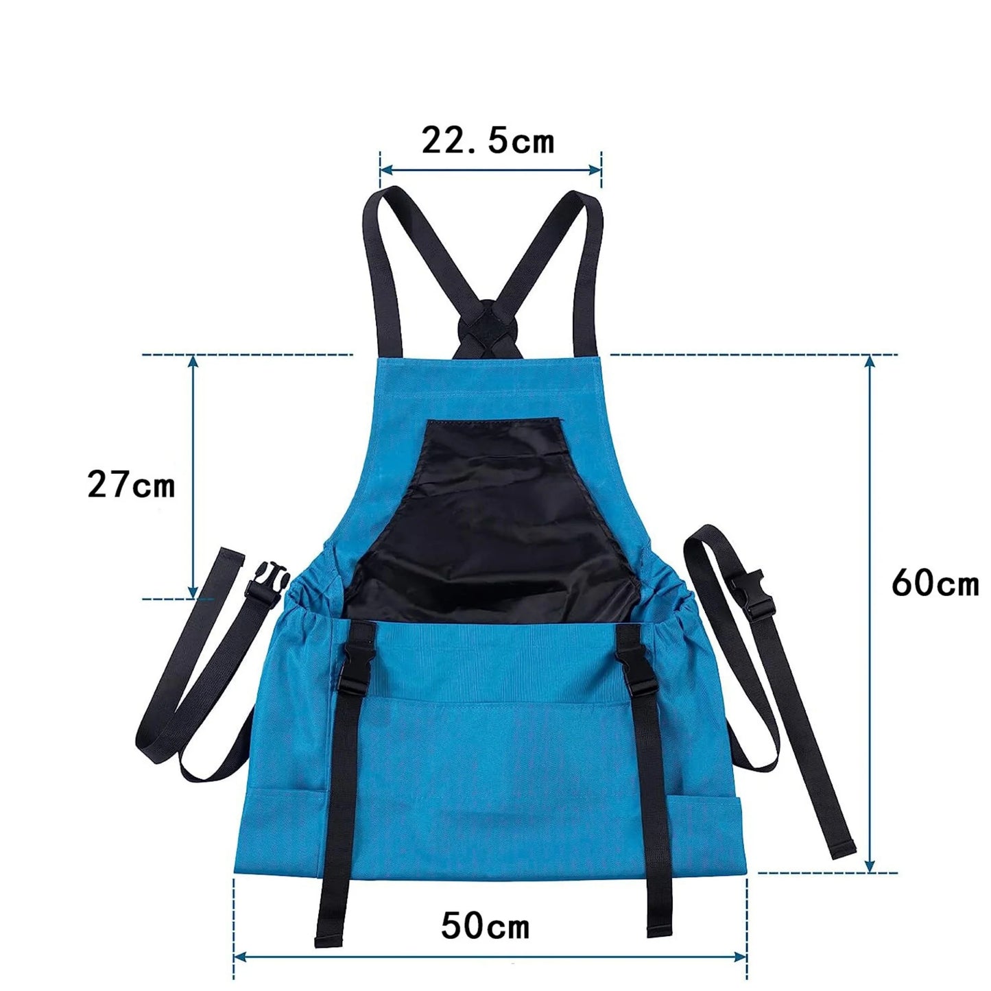 Outdoor Picking Large Pocket Apron Gardening Quick Release Harvest Apron Backpack Tool Apron Picking Bag