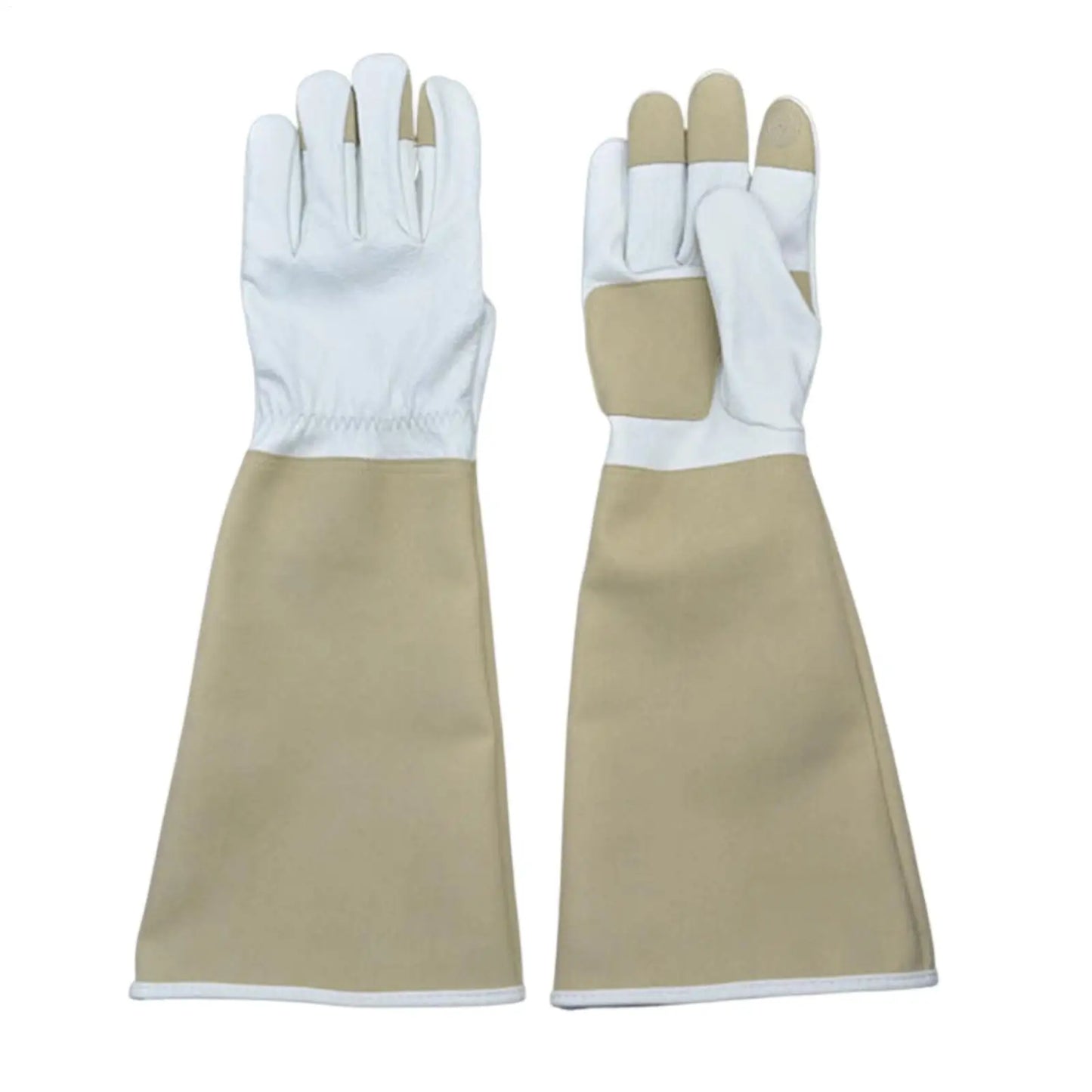 Non-Slip Beekeeping Thorn Proof Long Sleeve Gardening Pruning Gauntlet 1 Pair Work Gloves Hand Protector For Outdoor Yard Garden