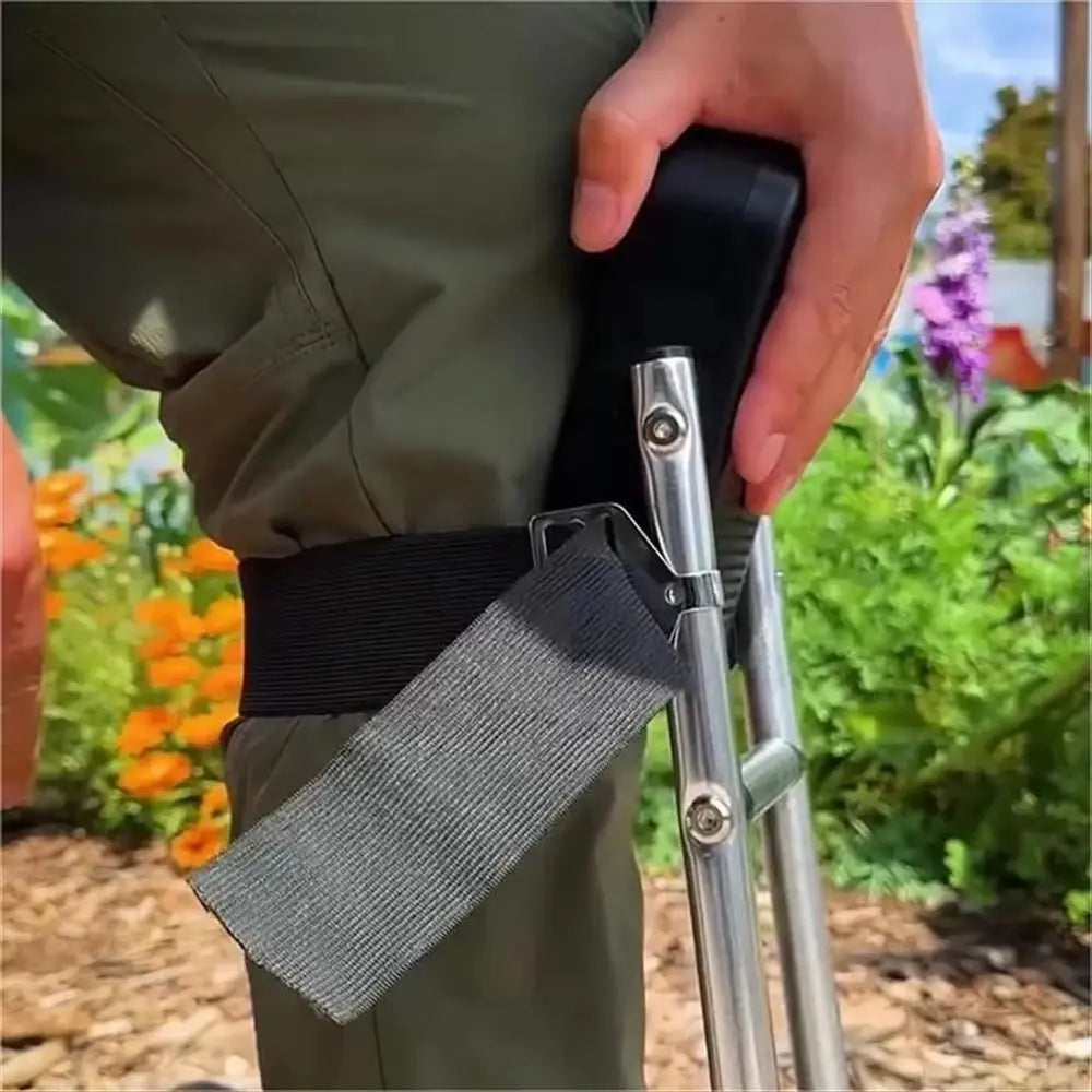 Portable Sturdy Knee Seat Protector Wearable Ankle Support Garden Knee Seat Ergonomic Labor-Saving Garden Kneeling Pad Gardening