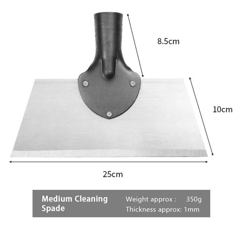 Multifunctional Outdoor Garden Shovel Manganese Steel Flat Shovel Deicing Remove Manure Shovel Planting Weeding Farm Tool