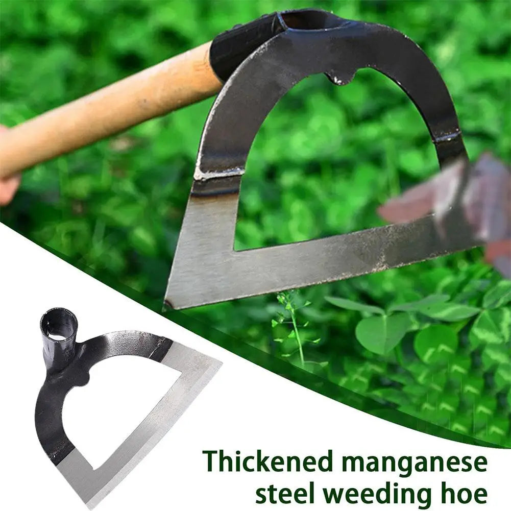 14-26CM Professional Weeding Hoe Handheld Hollow Hoe Thickened Manganese Steel Agricultural Weeding Hoe Planting Vegetable Garde