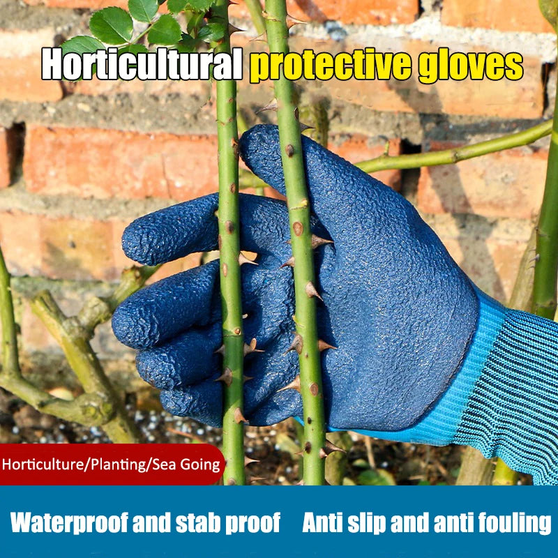 Anti-Stab Anti-Prick Waterproof Gardening Gloves for Rose Planting Weeding Digging Seaside Picking Florist Gardener