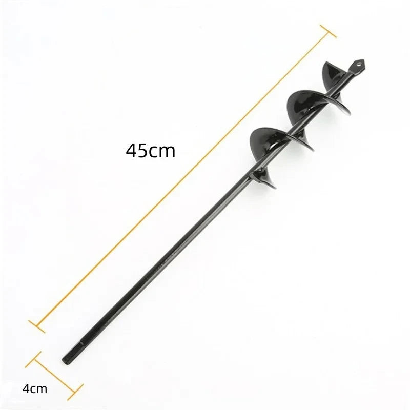 Planter Auger Spiral Drill Bit Flower Planter Earth Planting Hole Cutter Drill Bits Digger Tool Garden Plant Tools Accessories