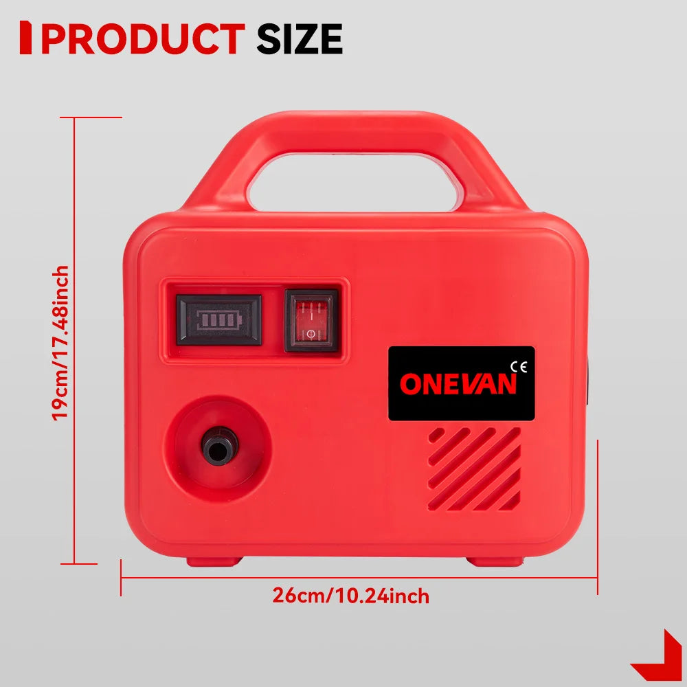 ONEVAN 260W Portable Electric Water Sprayer Lawn Sprinkler 150M Cordless Water Pump Garden Watering Tools For Makita Battery Pin