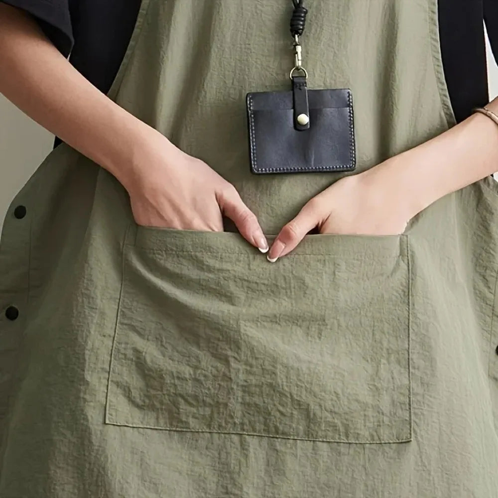 Waterproof Outdoor Barber, Coffee Shop, Catering Workwear Apron, Unisex Household Kitchen Workwear