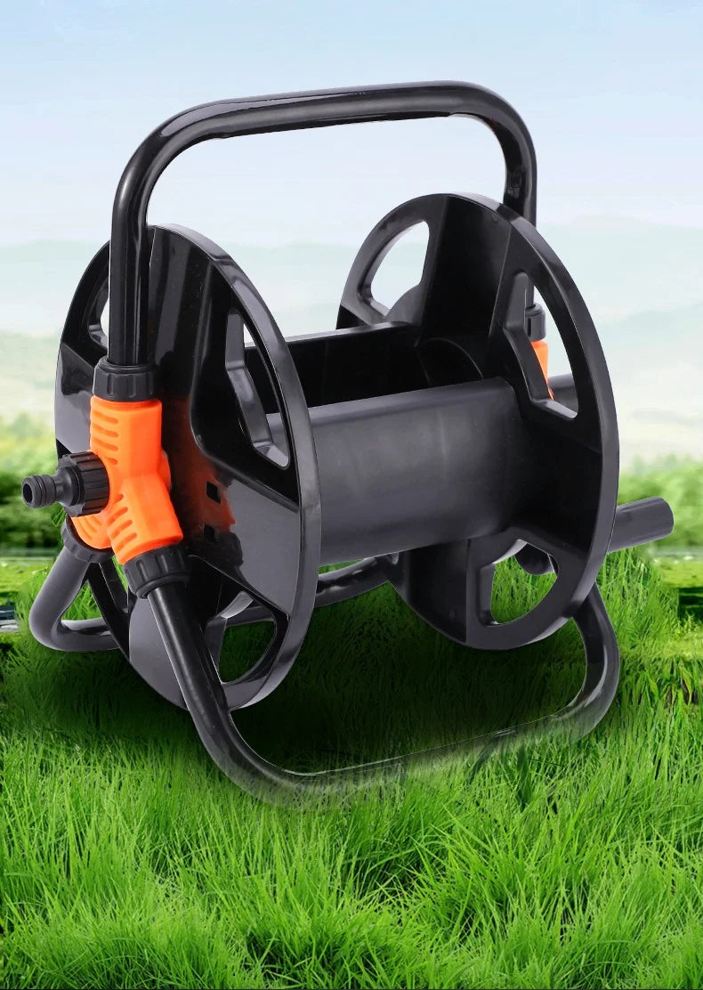 DIY Hose Reel Portable Water Pipe Storage Rack Single Arm Pipe Coiler Garden Supplies