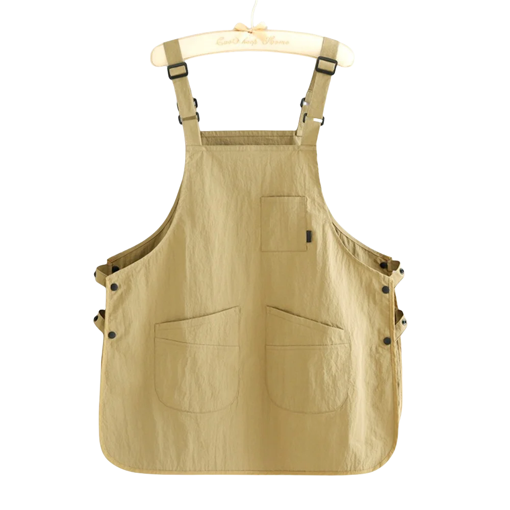 New Japanese Style Catering Workwear Apron Waterproof Stain Resistant Working Overalls Household Work Clothes for Cafe Barber