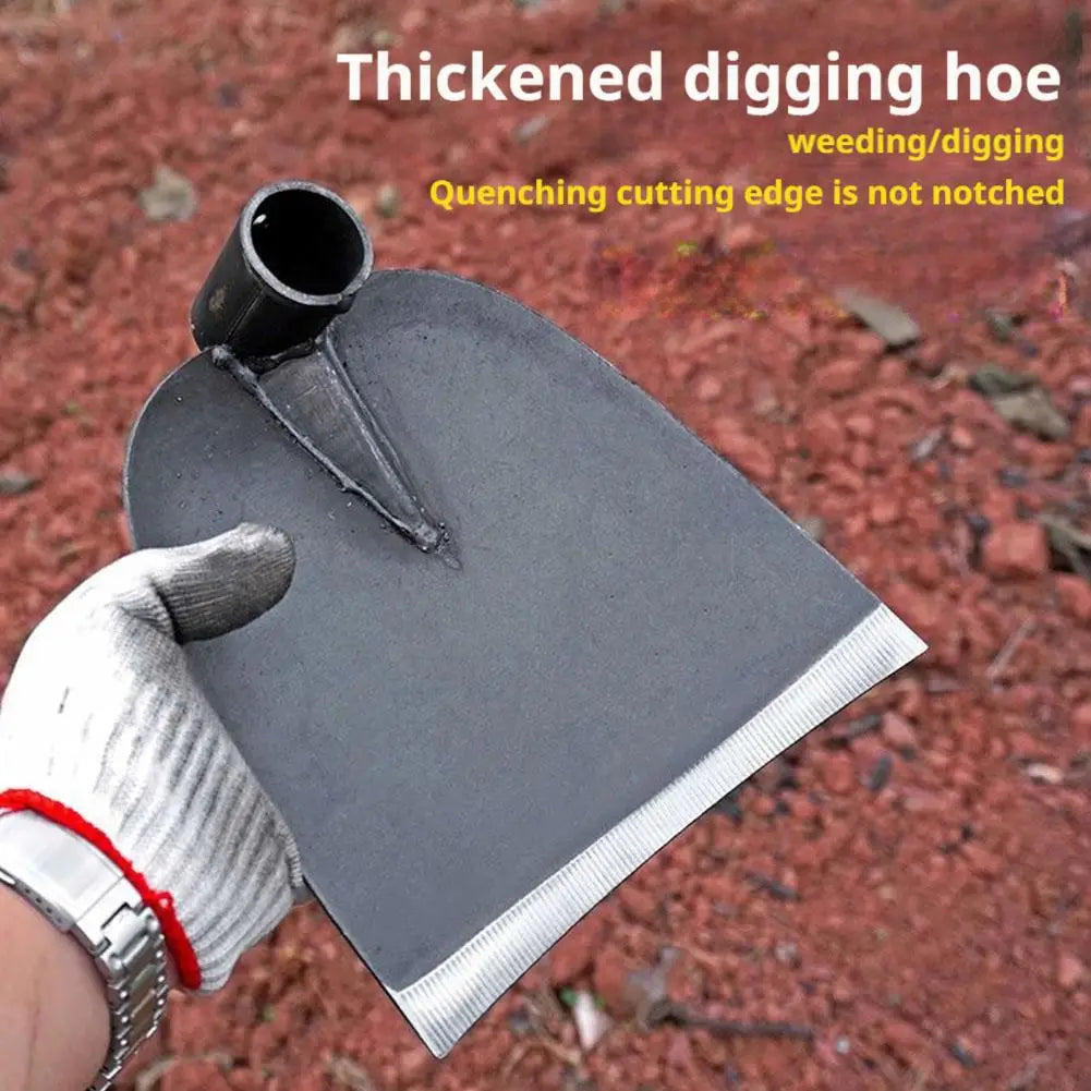 Thick Steel Weeding Hoe Outdoor Household Fast Weeding Soil Turning Flower Vegetables Planting Agricultural Gardening Tools