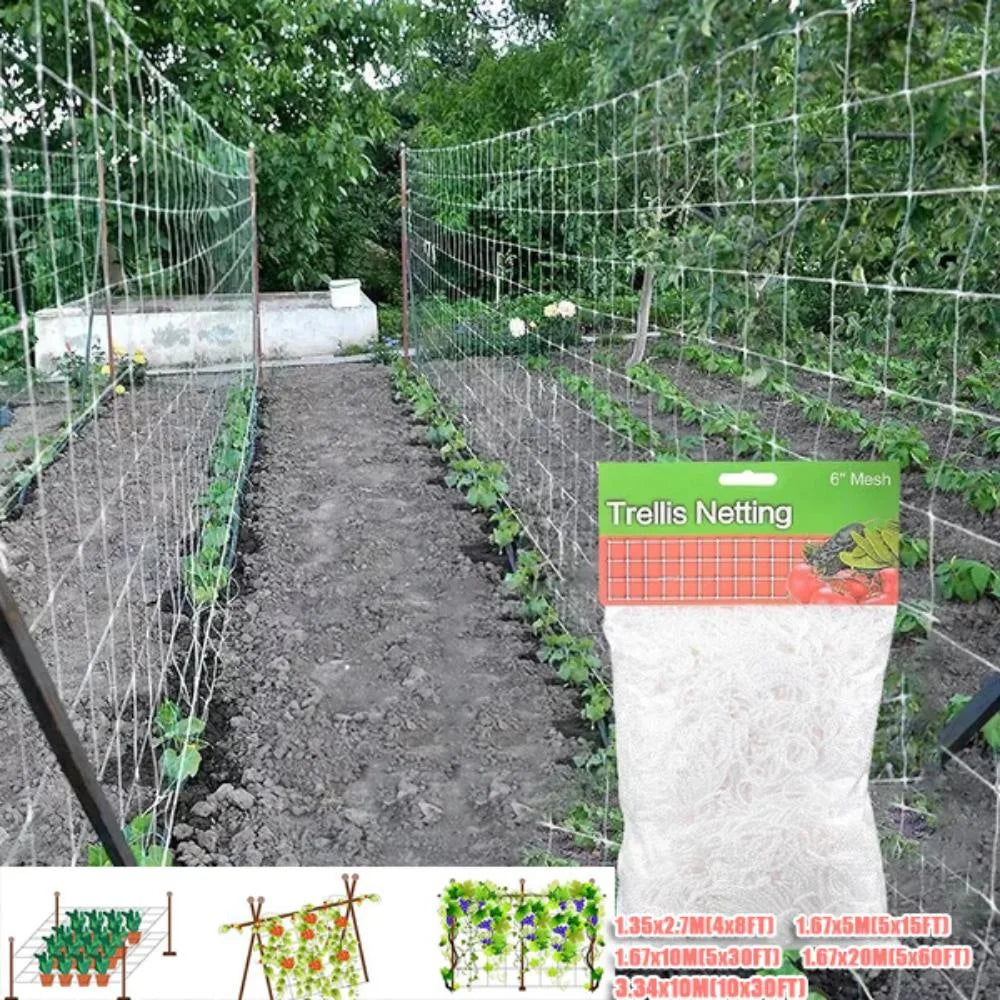 Horticultural Plant Climbing Net, Polyester Woven Net, Suitable for Other Climbing Plants Such As Tomatoes, Beans, Grapes, Etc