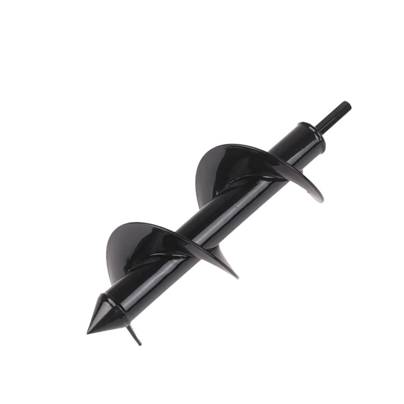1 Pc Spiral Pole Auger Set Garden Planting Flowers Plant Supplies Loose Soil Digging Hole Metal Drill Bit Garden Power Tools