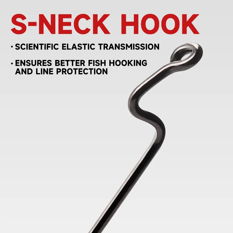 Supercontinent 10pcsB94Fishing hook Offset 6# - 3/0# crank hook for soft worm bait fishhook crankbait fishing tackle accessories