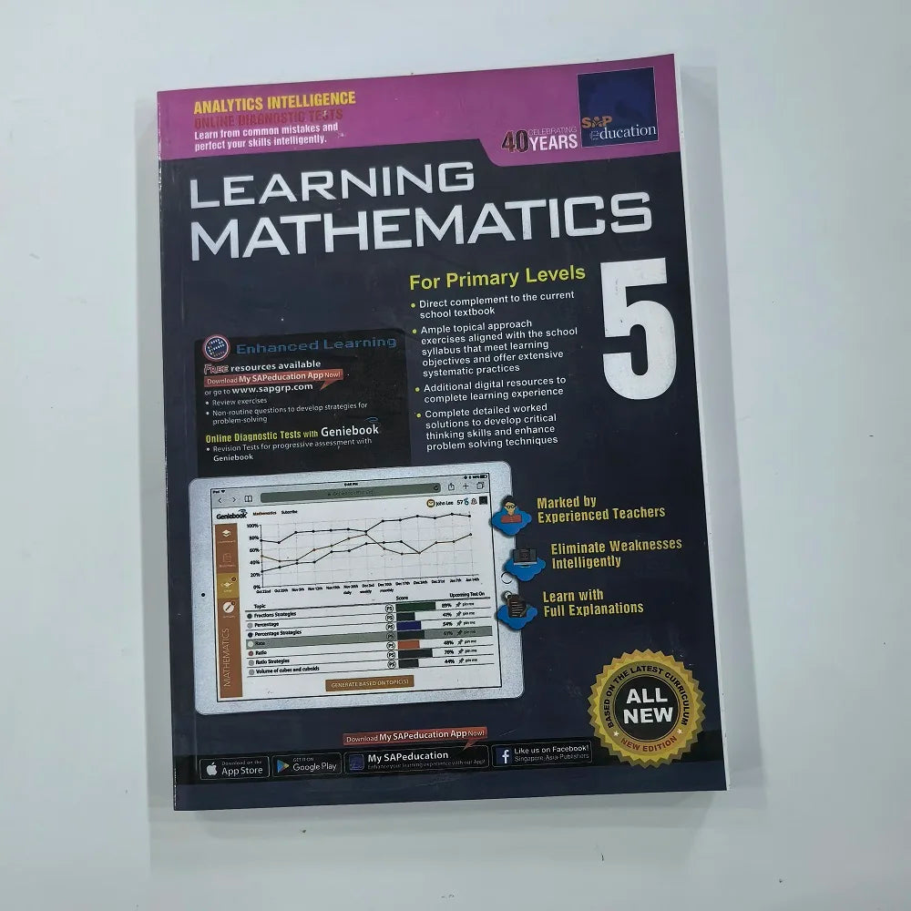 SAP Learning Mathematics Book Children Learn Math Books Singapore Primary School Mathematics Textbook