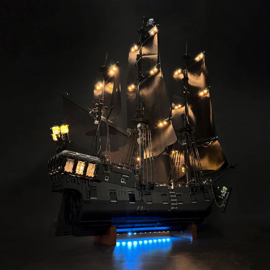 BYB LED Light Kit For LEGO 10365 Captain Jack Sparrow's Pirate Ship Building Blocks Decorative Lamp (Not Include Building)