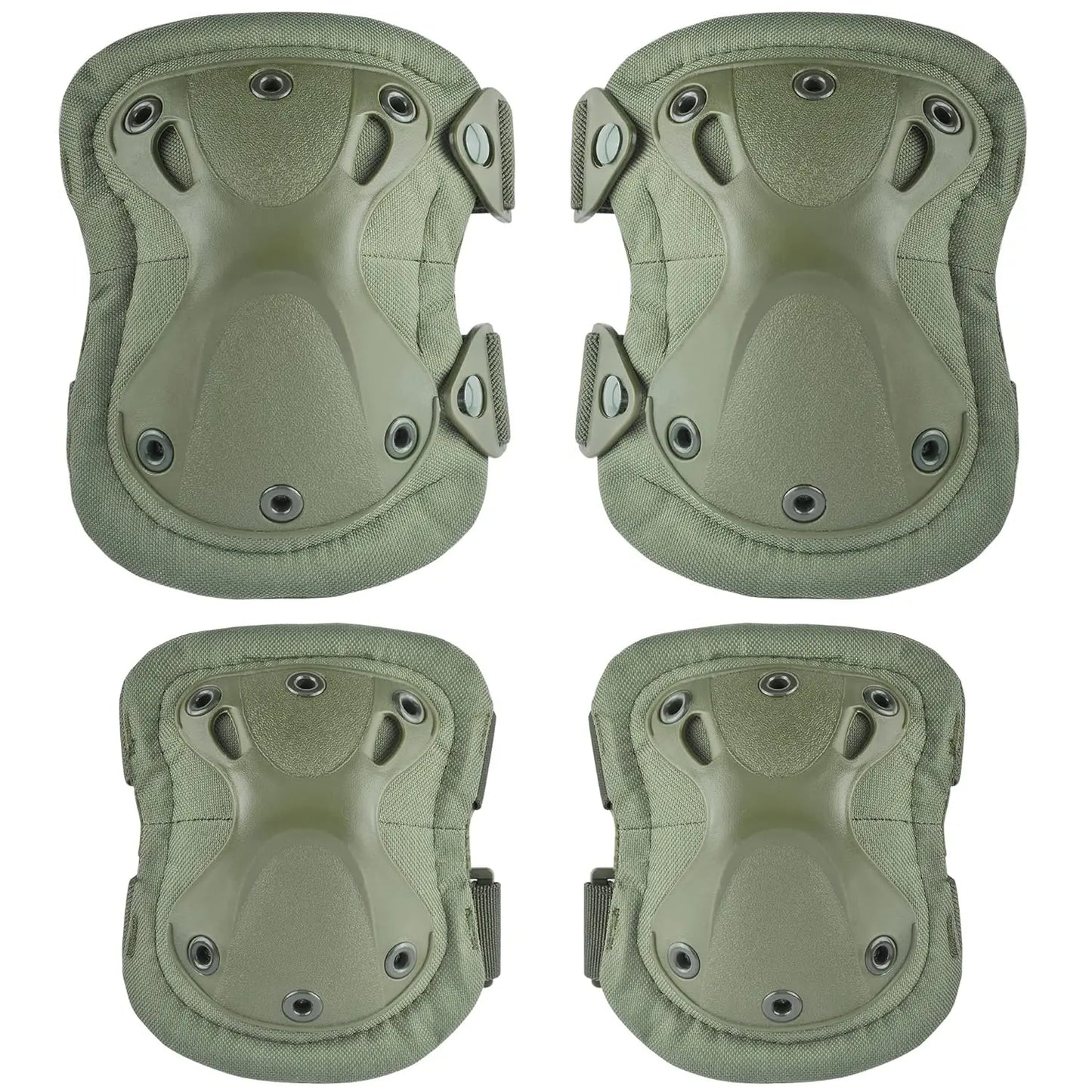Tactical Combat Knee & Elbow Protective Pads Set for Outdoor CS Paintball Game Cycling Safety Skateboarding Gear Skates Knee Pro