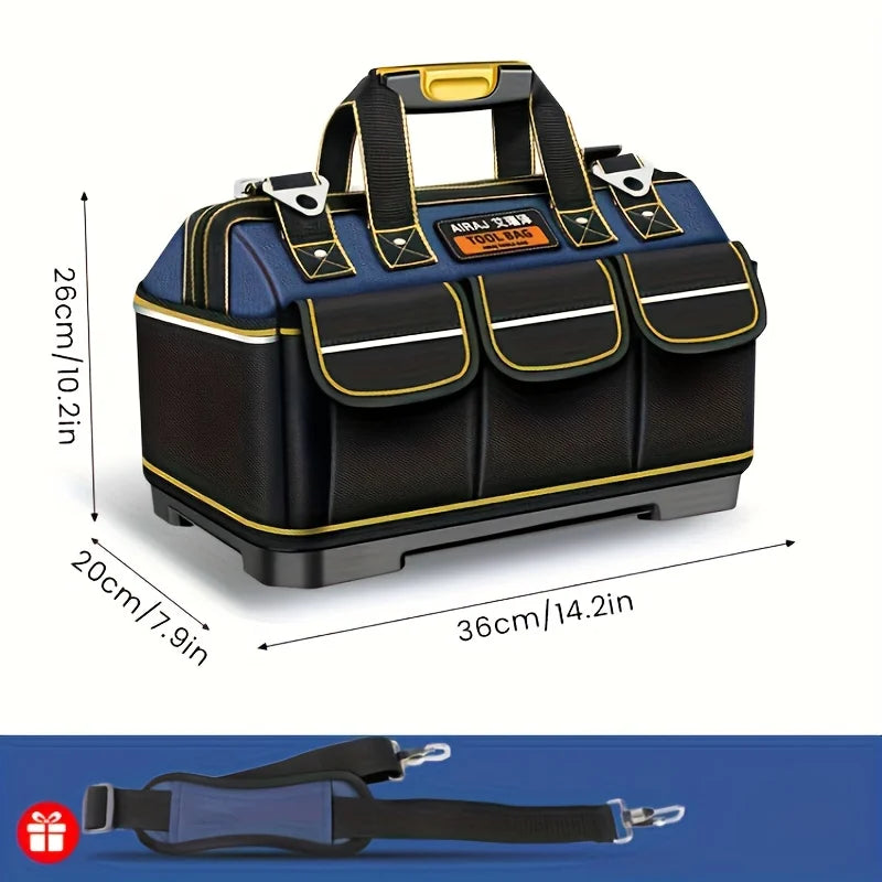 AIRAJ 1680D Multifunctional Tool Bags  Oxford Cloth Electrician Bags Waterproof and Wear-Resistant High Capacity Storage Bags