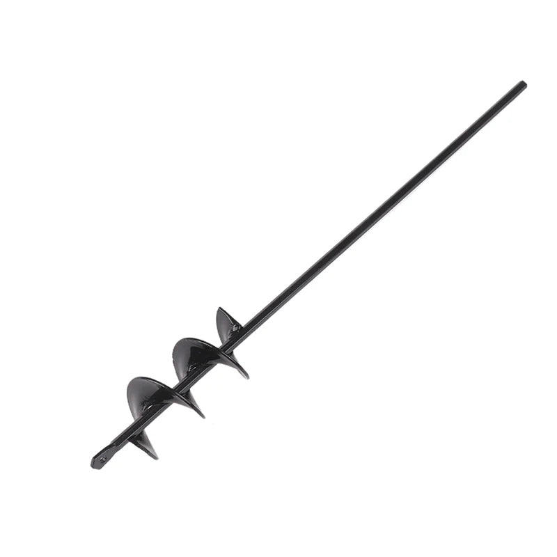 1 Pc Spiral Pole Auger Set Garden Planting Flowers Plant Supplies Loose Soil Digging Hole Metal Drill Bit Garden Power Tools
