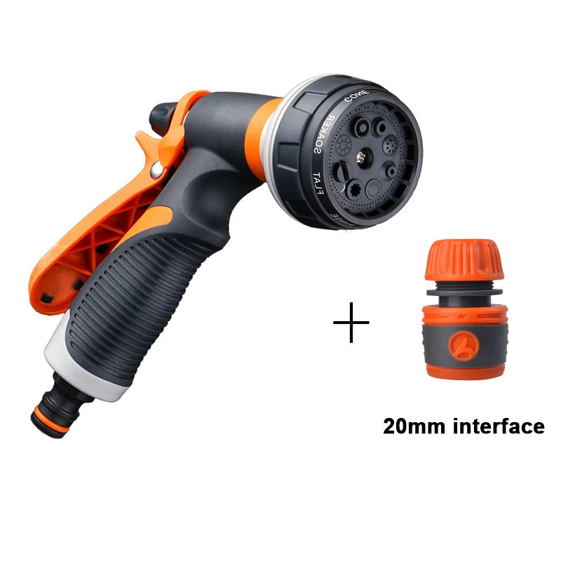 Car wash gun Spray Lawn Watering Multi-Function Car Wash High Pressure Durable Hand-Held Tools Hose Sprinkle Nozzle Garden