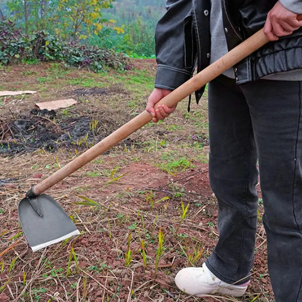 Thick Steel Weeding Hoe Outdoor Household Fast Weeding Soil Turning Flower Vegetables Planting Agricultural Gardening Tools