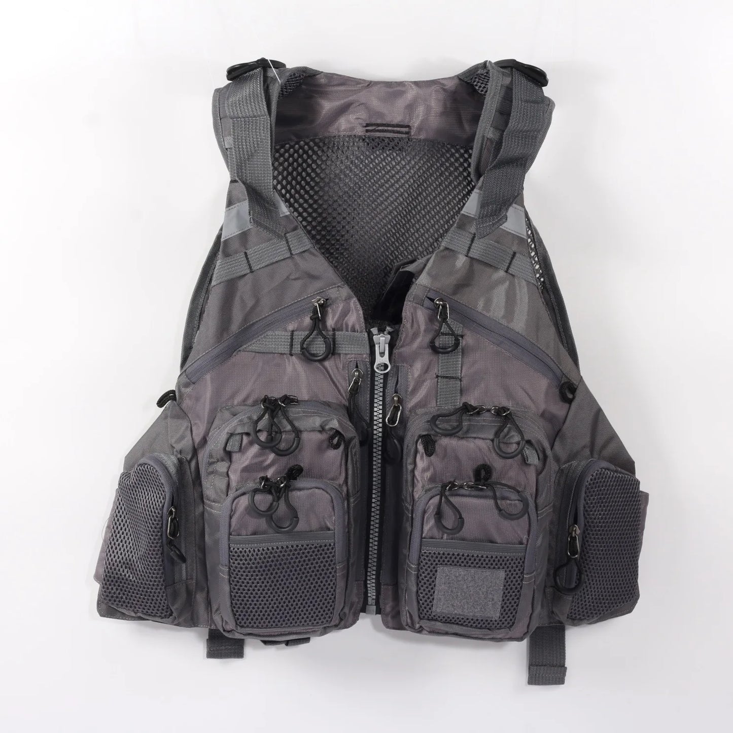 Breathable Fishing Vest Outdoor Sports Mountaineering Hiking Cycling Adjustable Fly Fishing Swim Vest Fishing Tackle