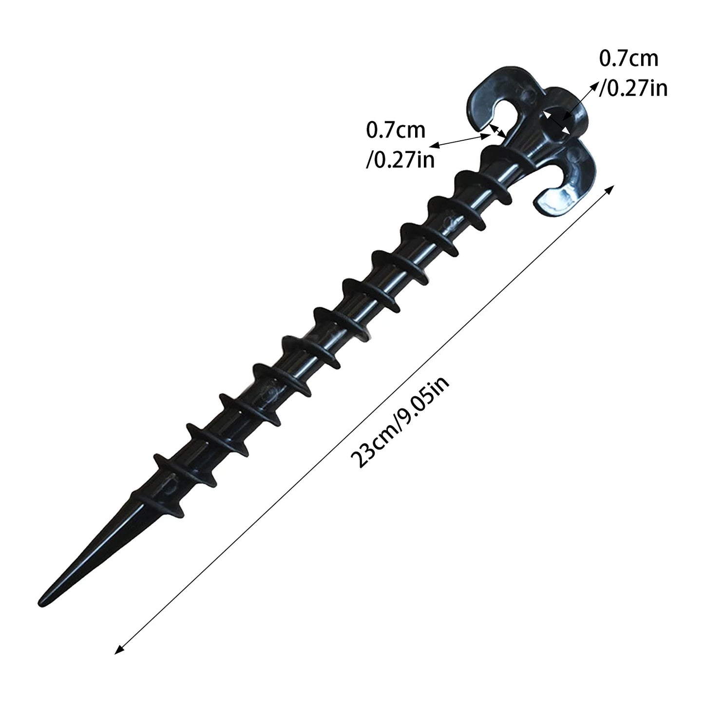 5/10/20Pcs Tent Pegs Canopy Stakes Durable Ground Anchor Nail with Great Holding Power Suitable for Rain Tarps Hiking Gardening