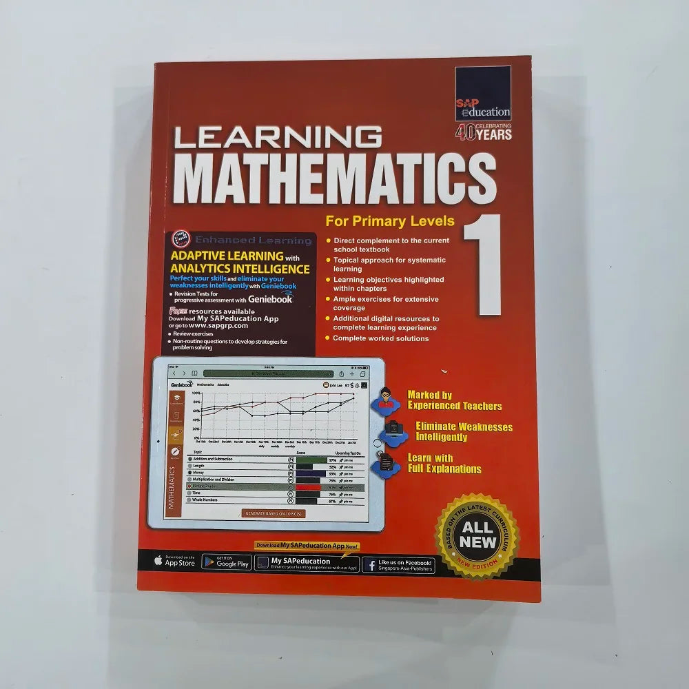 SAP Learning Mathematics Book Children Learn Math Books Singapore Primary School Mathematics Textbook