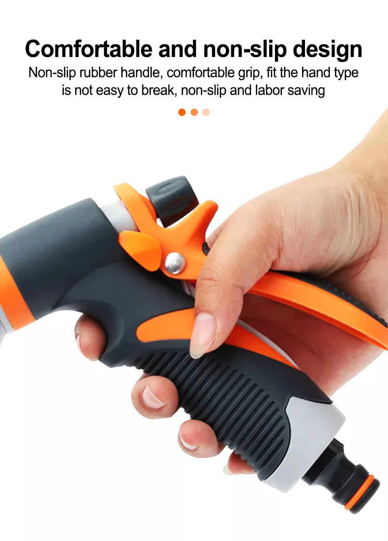 Car wash gun Spray Lawn Watering Multi-Function Car Wash High Pressure Durable Hand-Held Tools Hose Sprinkle Nozzle Garden