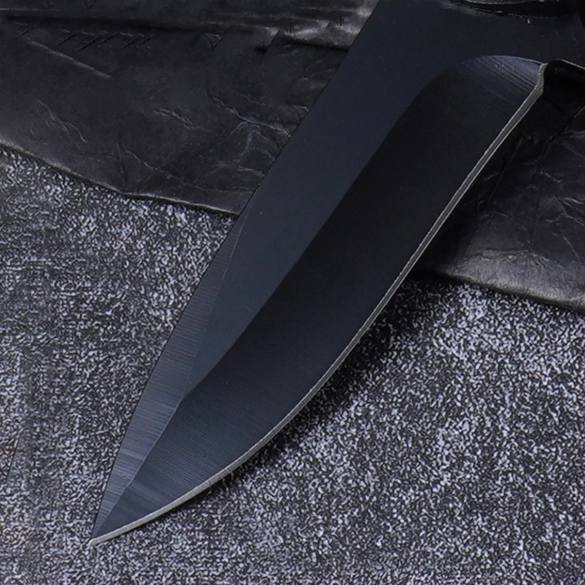 Black Blade Fruit Knife, High-End Multi-Function Knife, Western Knife, Steak Knife, Barbecue Knife, Peeling Knife