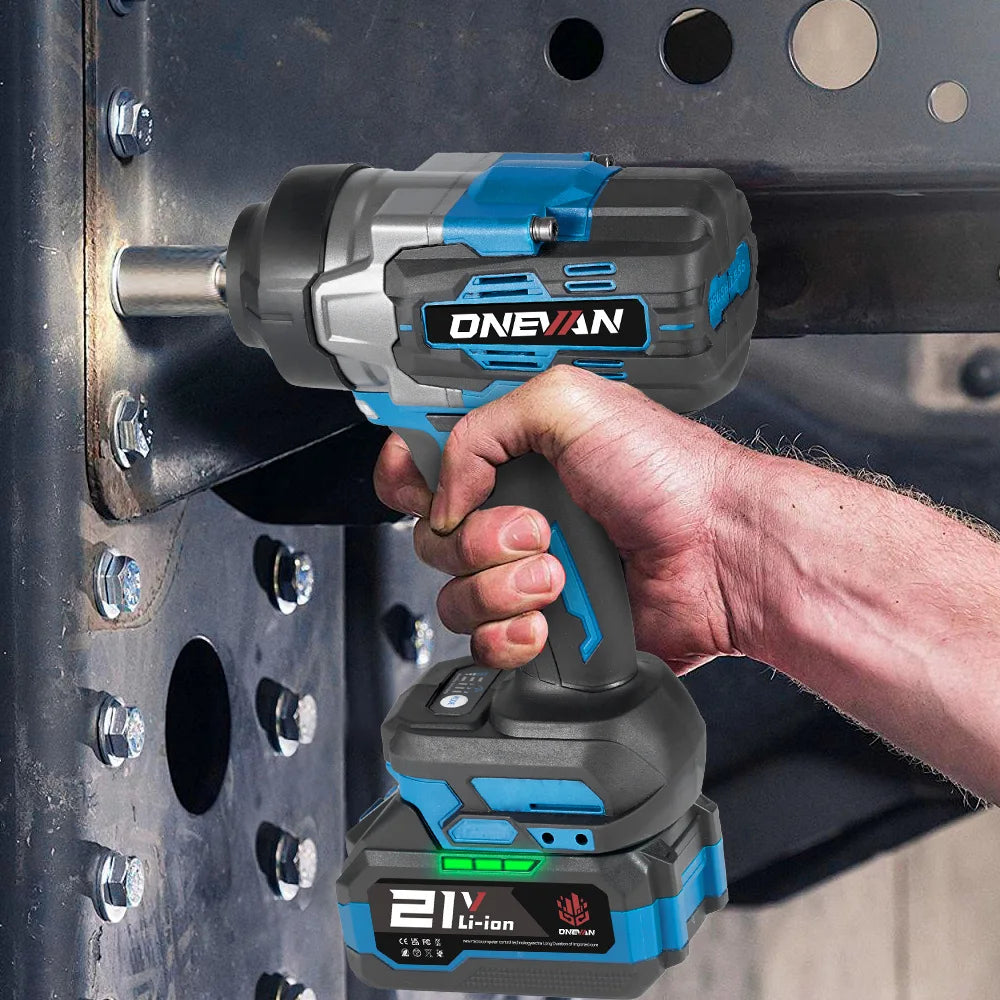 ONEVAN 2800N.M Brushless Cordless Electric Impact Wrench Power Handheld Screwdriver Car Repair Tool For Makita 18V Battery Pin