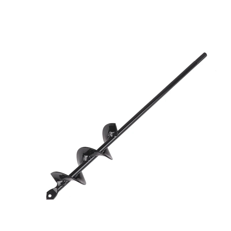 1 Pc Spiral Pole Auger Set Garden Planting Flowers Plant Supplies Loose Soil Digging Hole Metal Drill Bit Garden Power Tools