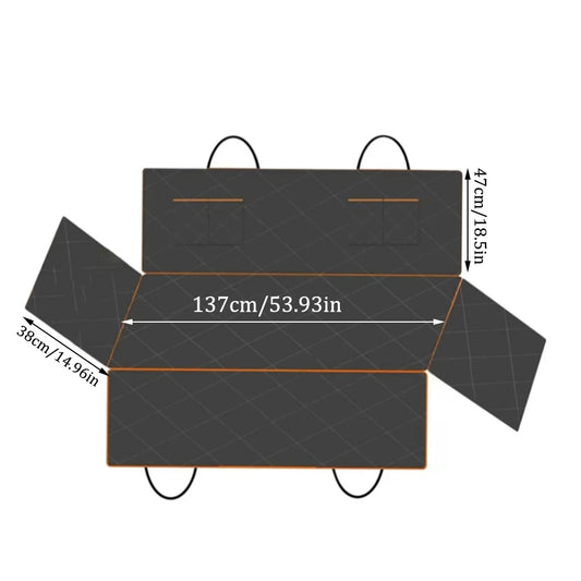 Ideal Car seat Cover, Upgrade Your Car Seats with this Waterproof, Scratch-Resistant Dog Hammock Cover!