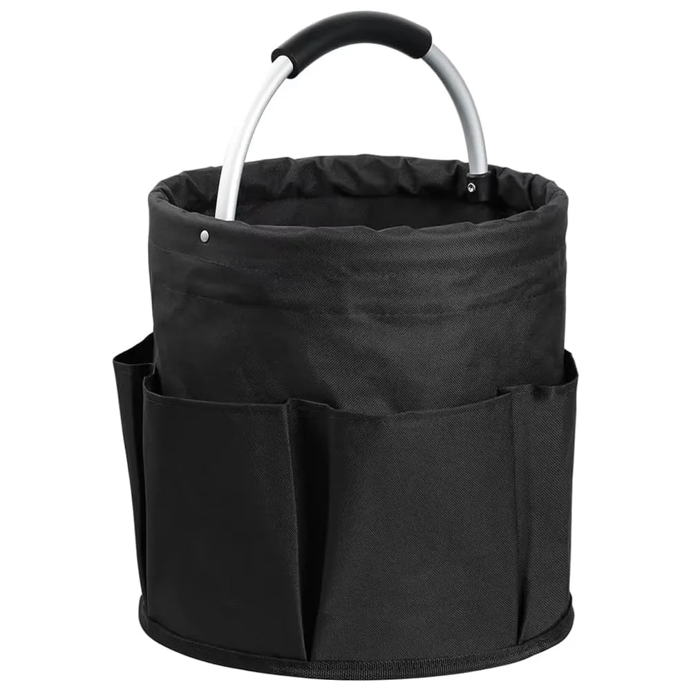 17L Large Storage Organiser Bag Folding Basket Picnic Tote Outdoor Cleaning Caddy with Handle Tool Bag Cleaning Supplies