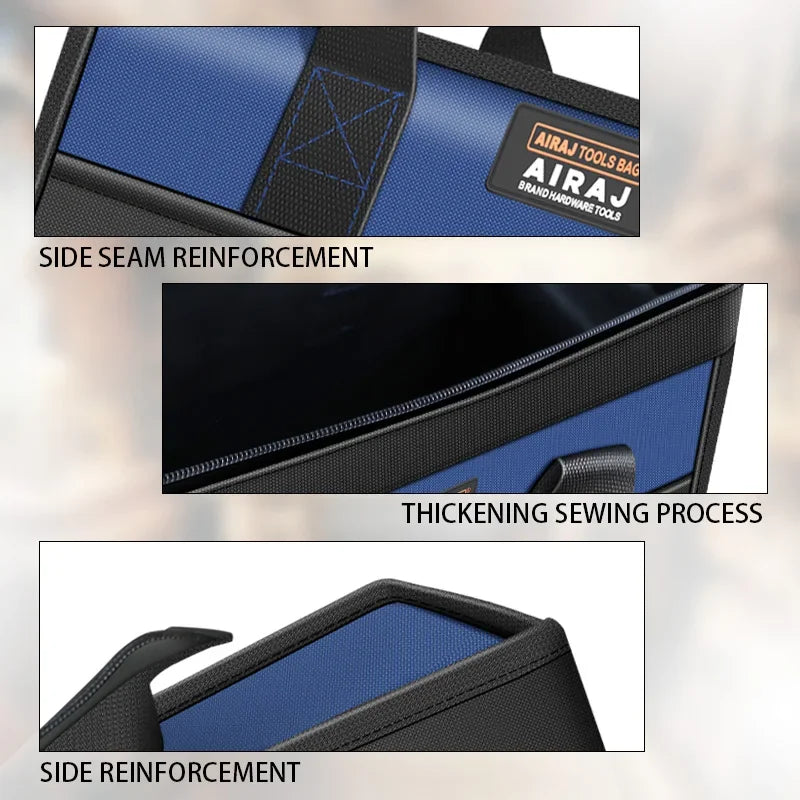 AIRAJ Multifunctional Tool Bag Electric tool storage bag for electricians Waterproof Wear-Resistant Large Capacity Hand Bag