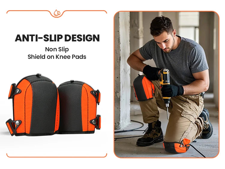 Garden Knee Pads For Unisex-Adult, Flooring Kneepads with Foam Padding, Comfortable Kneeling Cushion for Gardening, House Clean