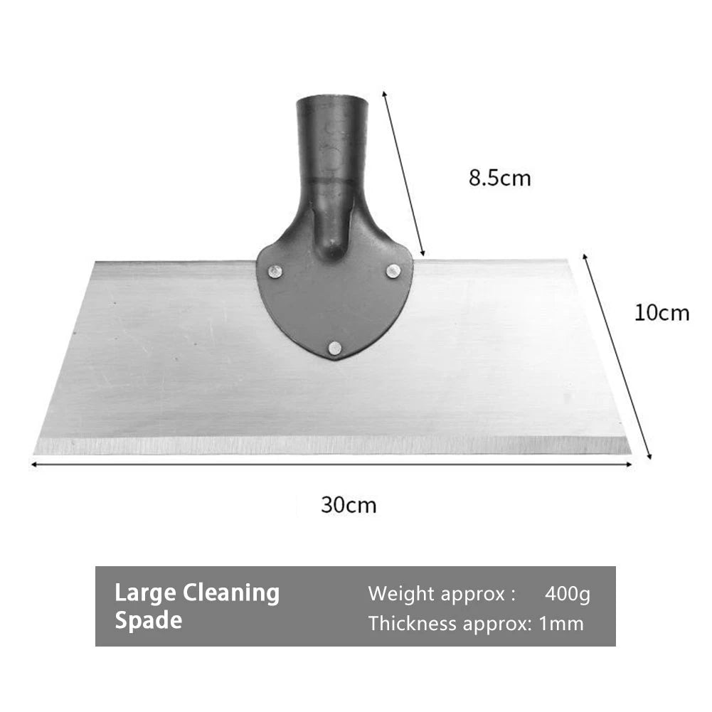 Multifunctional Outdoor Garden Shovel Manganese Steel Flat Shovel Deicing Remove Manure Shovel Planting Weeding Farm Tool