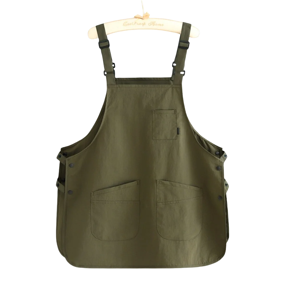 New Japanese Style Catering Workwear Apron Waterproof Stain Resistant Working Overalls Household Work Clothes for Cafe Barber