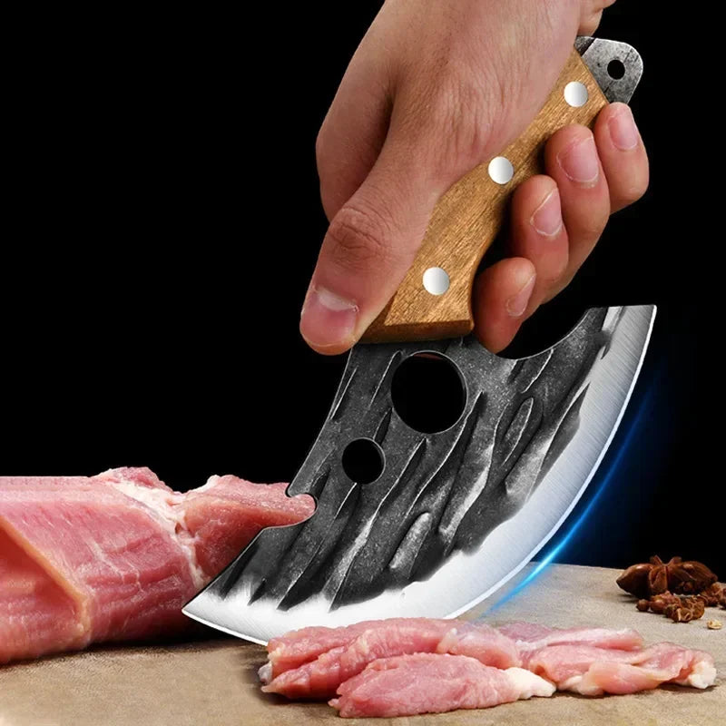 2025new  Pick Bones Dedicated Knife Hand-Forged Meat Cutting Knife Slaughter Professional Meat Selling Knife Chef Cooking Knife
