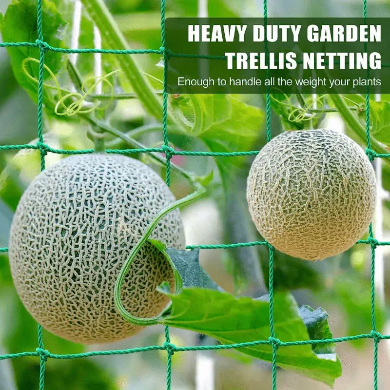 Plant Trellis Pergolas, Heavy-Duty Polyester Grow Net, Garden Trellis Netting With Square Mesh For Climbing Plants, Vegetables,