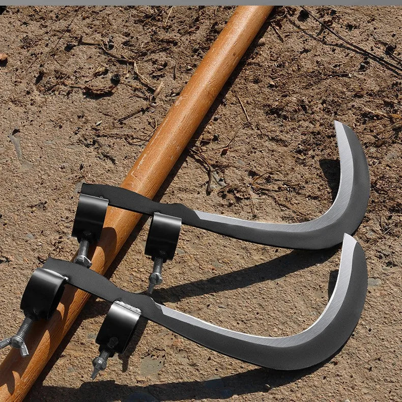 1pcs Tree Pruning Sickle - High-Altitude Branch Cutter for Agricultural Grass Cutting & Tree Trimming