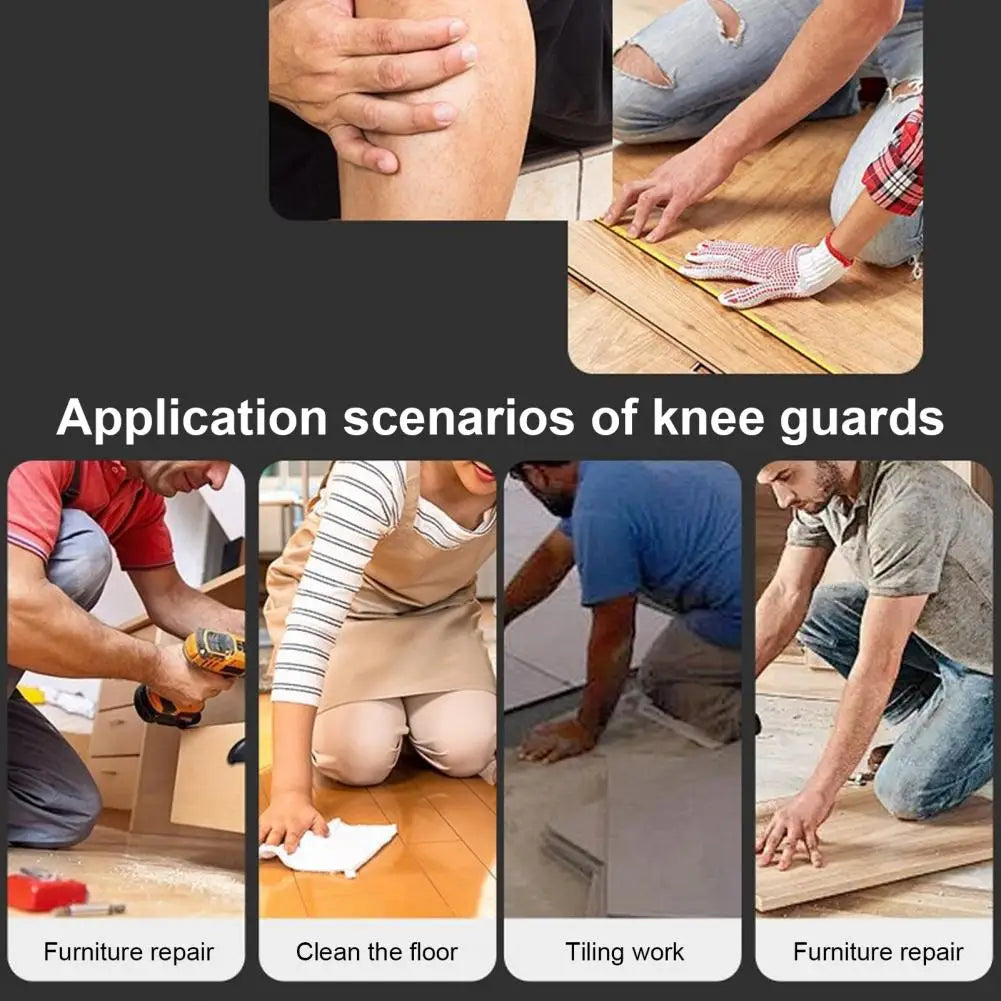 2025Extra Thick Foam Gardening Knee Pads for Women Men, Heavy Duty Knee Protectors with Adjustable Straps for Roofing Floor Work
