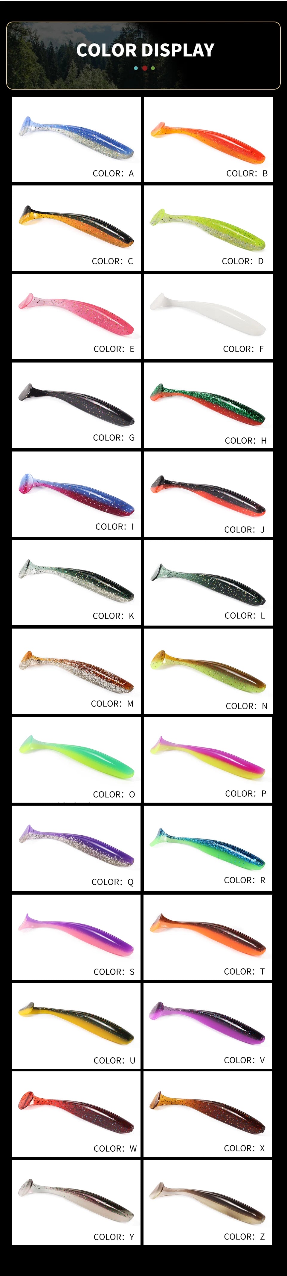 2021 Supercontinent Shiner 50mm 75mm 100mm Fishing Lures Soft Artificial Bait Easy for Hooking Up Big Pike