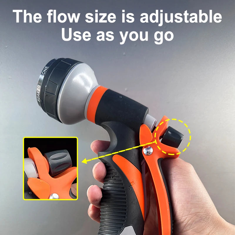 Car wash gun Spray Lawn Watering Multi-Function Car Wash High Pressure Durable Hand-Held Tools Hose Sprinkle Nozzle Garden